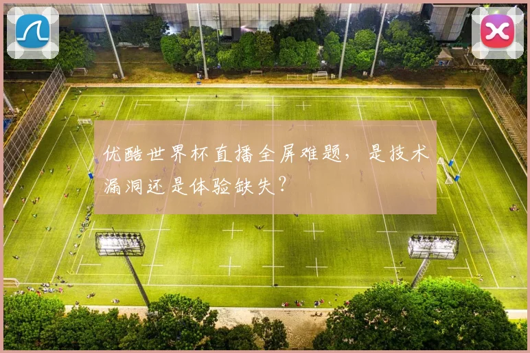 优酷世界杯直播全屏难题，是技术漏洞还是体验缺失？